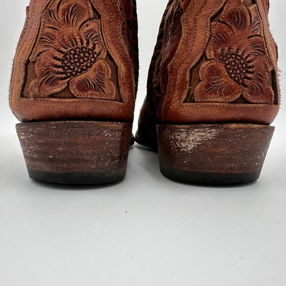 Old Gringo Mens Boots Tooled Size 6.5 D Made in Mexico main image 8